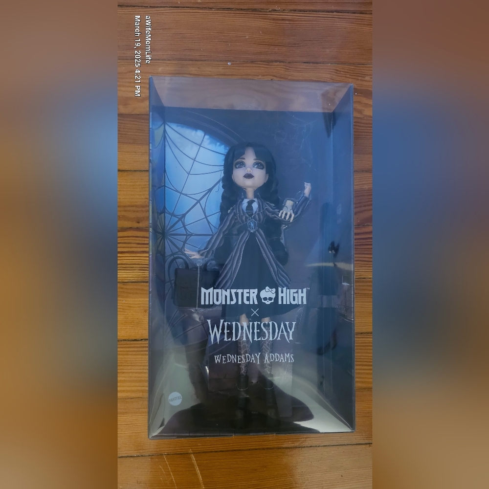 NIB- SEALED-Monster High Wednesday Addams Doll